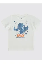 Boys T-Shirt 2-5 Years Old Ecru - Package