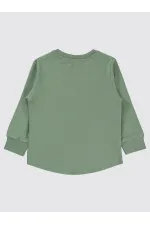 Sweat-shirt garçon 2-5 ans kaki doux - Emballage