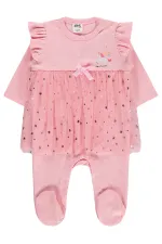 Bebek Pijama Takımı 0-24 Ay Gül Pembe - Paket