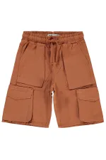 Erkek Çocuk Kapri 6-9 Yaş Açık Kiremit - Paket