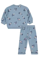 Bebek Takım 0-24 Ay Buz Mavi - Paket