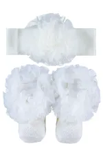 Bebek Çorap Setleri 0-24 Ay Beyaz - Paket