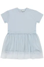 Kız Çocuk Jile ve Elbise 6-9 Yaş Açık Mavi - Paket