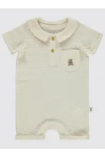 Grenouillères bébé 0-24 mois beiges - Emballage