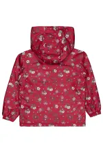 Kız Çocuk Yağmurluk 6-9 Yaş Bordo - Paket