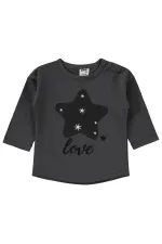 Bebek Sweatshirt 0-24 Ay Antrasit - Paket