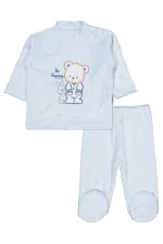 Baby Pajama Set 0-24 Months Blue - Package