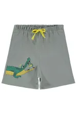 Shorty garçon 2-5 ans Gris clair - Emballage
