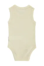 Body bébé à boutons-pression 0-24 mois jaune clair - Emballage