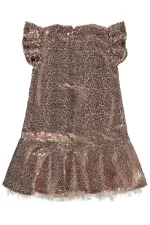 Kız Çocuk Jile ve Elbise 6-9 Yaş Pudra - Paket