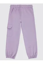 Kız Çocuk Eşofman Altı 10-13 Yaş Dijital Lavanta - Paket