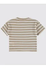 Boys T-Shirt 2-5 Years Old Brown - Package