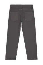 Pantalon garçon 6-9 ans, couleur fumée - Emballage