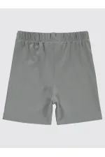 Erkek Çocuk Şort 2-5 Yaş Açık Gri - Paket