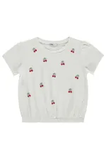 Kız Çocuk Tişört 6-9 Yaş Ekru - Paket