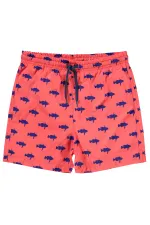 Erkek Çocuk Deniz Şort 6-9 Yaş Nar - Paket