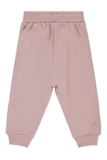 Pantalon de survêtement bébé 0-24 mois Rose poudré doux - Lot