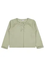 Kız Çocuk Hırka 6-9 Yaş Açık Haki - Paket