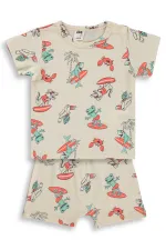 Ensemble bébé 0-24 mois beige clair - Emballage