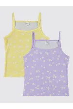 Débardeur fille lilas 2-9 ans - Paquet