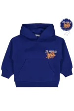 Erkek Çocuk Sweatshirt 2-5 Yaş Koyu Saks - Paket