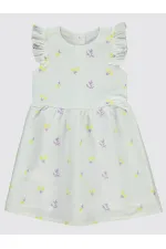 Ensemble gilet et robe pour fille de 6 à 9 ans, couleur écru - Pack