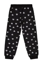 Bas de survêtement noir pour filles (6-9 ans) - Lot