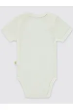 Body bébé à boutons-pression blanc 0-24 mois - Lot