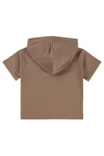 T-shirt garçon marron 2-5 ans - Emballage
