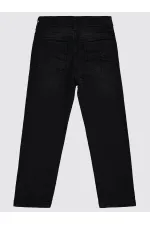 Erkek Çocuk Pantolon 6-9 Yaş Siyah - Paket