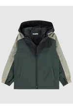 Erkek Çocuk Yağmurluk 6-9 Yaş Koyu Haki - Paket