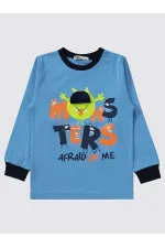 Erkek Çocuk Pijama Takımı 2-5 Yaş Lacivert - Paket