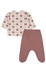 Bebek Zıbın Takımları 0-24 Ay Taş Rengi - Paket
