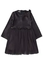 Ensemble gilet et robe anthracite pour fille de 6 à 9 ans - Paquet