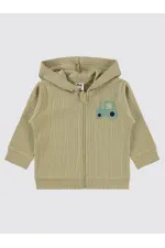 Gilet bébé 0-24 mois Café au lait - Emballage