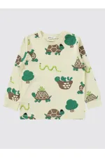 Erkek Çocuk Pijama Takımı 2-5 Yaş Taş Rengi - Paket