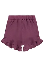 Bebek Şort 0-24 Ay Mürdüm - Paket