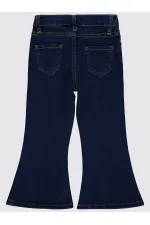 Kız Çocuk Pantolon 2-5 Yaş Koyu Mavi - Paket