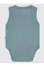 Body bébé à boutons-pression bleu 0-24 mois - Emballage