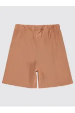 Erkek Çocuk Şort 6-9 Yaş Kiremit - Paket