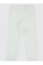 Collants pour filles de 2 à 5 ans, écru - Paquet