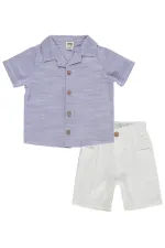 Bebek Takım 0-24 Ay Mavi - Paket