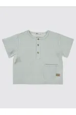 Chemise garçon bleue 2-5 ans - Emballage