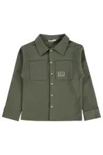 Boys' Shirt, Ages 6-9, Khaki - Pack