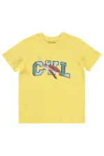T-shirt garçon jaune 10-13 ans - Emballage