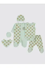 Bebek Zıbın Takımları 0-24 Ay Mint - Paket