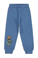 Erkek Çocuk Eşofman Altı Km 2-5 Yaş İndigo - Paket