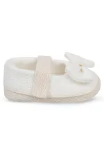 Chaussons bébé pointure 18-21, blanc cassé - Emballage
