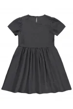 Kız Çocuk Jile ve Elbise 10-13 Yaş Antrasit - Paket