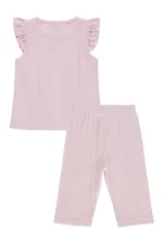 Kız Çocuk Pijama Takımı 2-5 Yaş Pembe - Paket